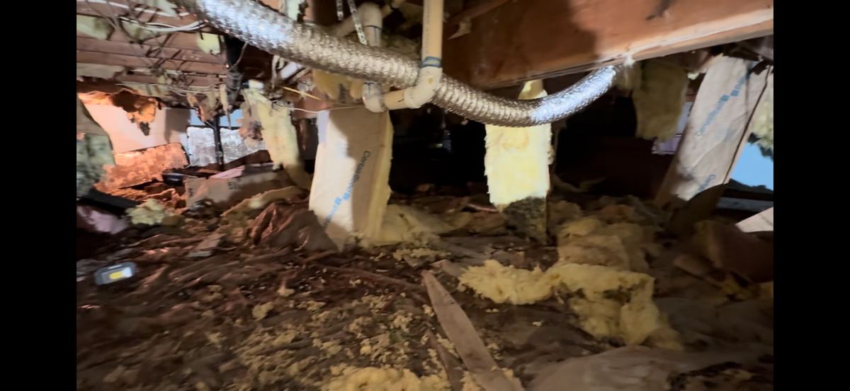 Failed Insulation & Exposed Soil &mdash; Caribou Construction Colorado