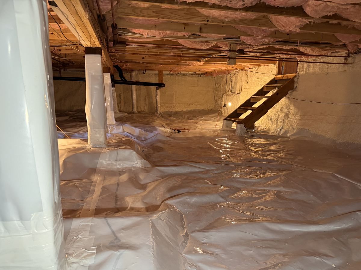 Finished Crawlspace Encapsulation &mdash; Caribou Construction Colorado