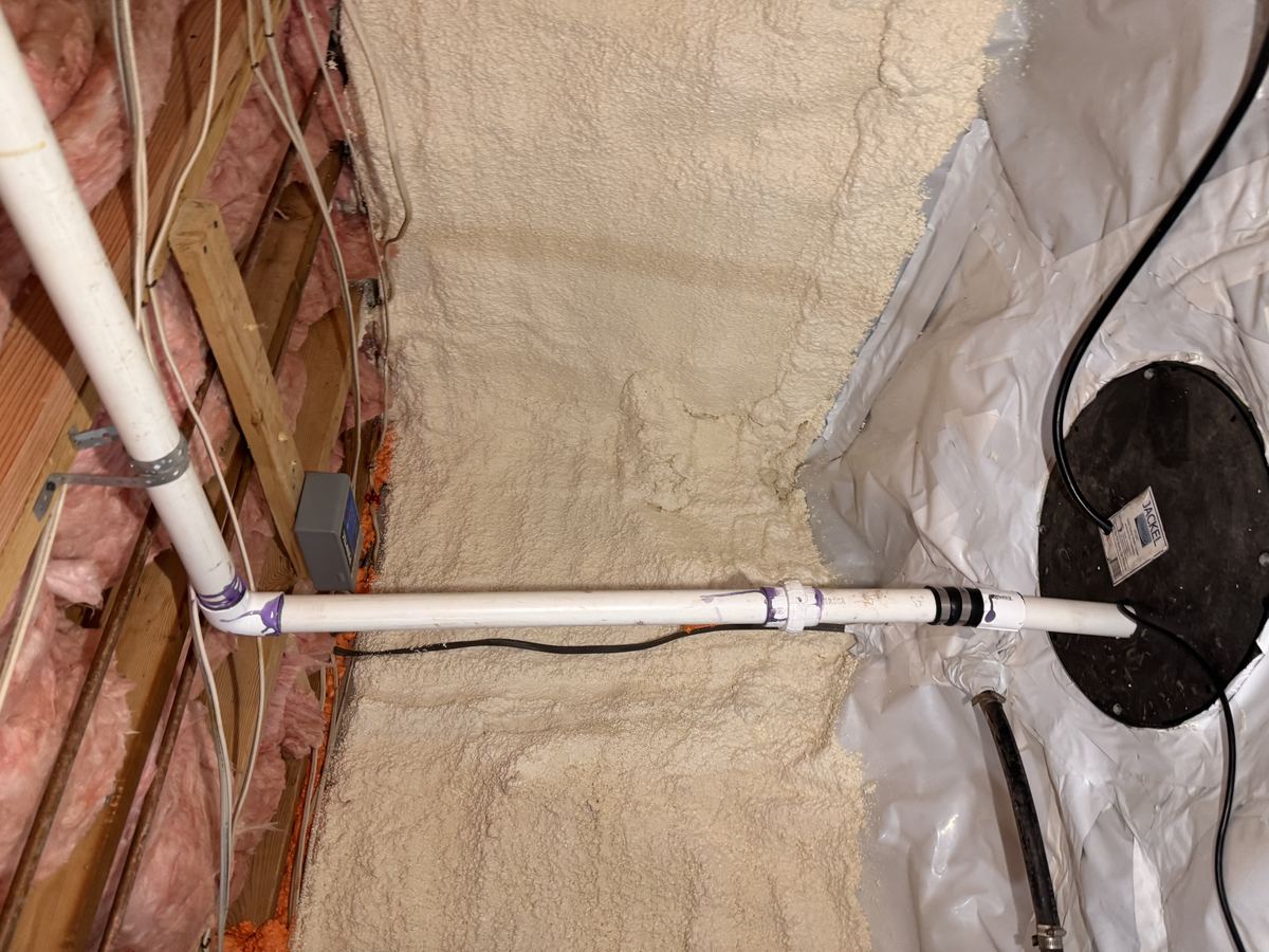 Sump Riser & Check Valve Install &mdash; Caribou Construction Colorado